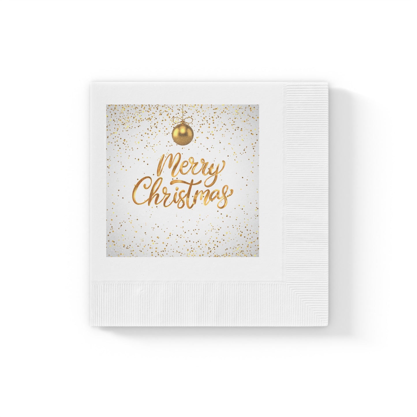 Golden Christmas Napkins