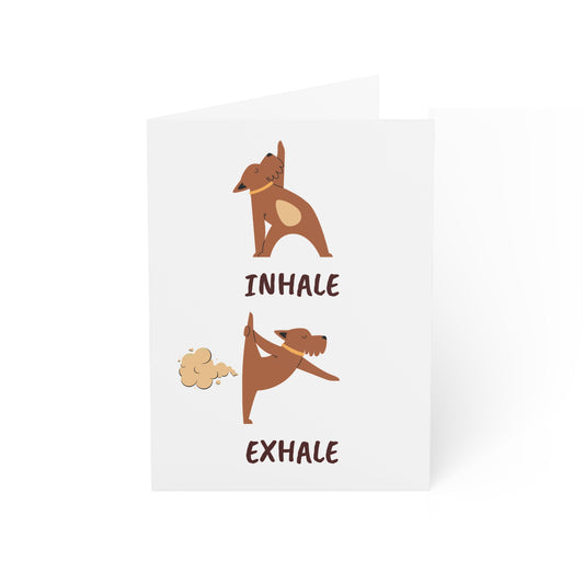 Inhale Exhale Greeting Card