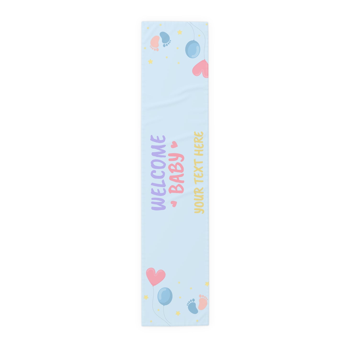 Tiny Steps, Big Dreams Custom Table Runner