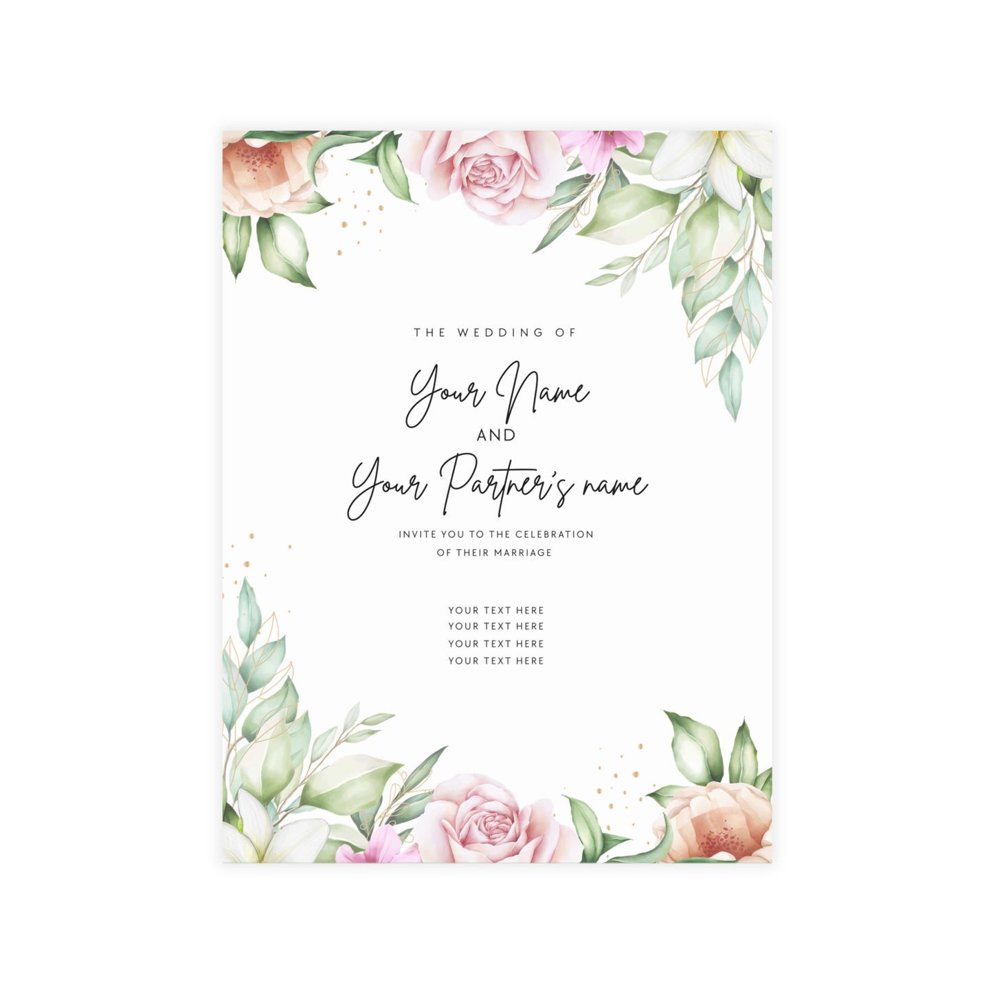 Floral Romance Postcard Bundles