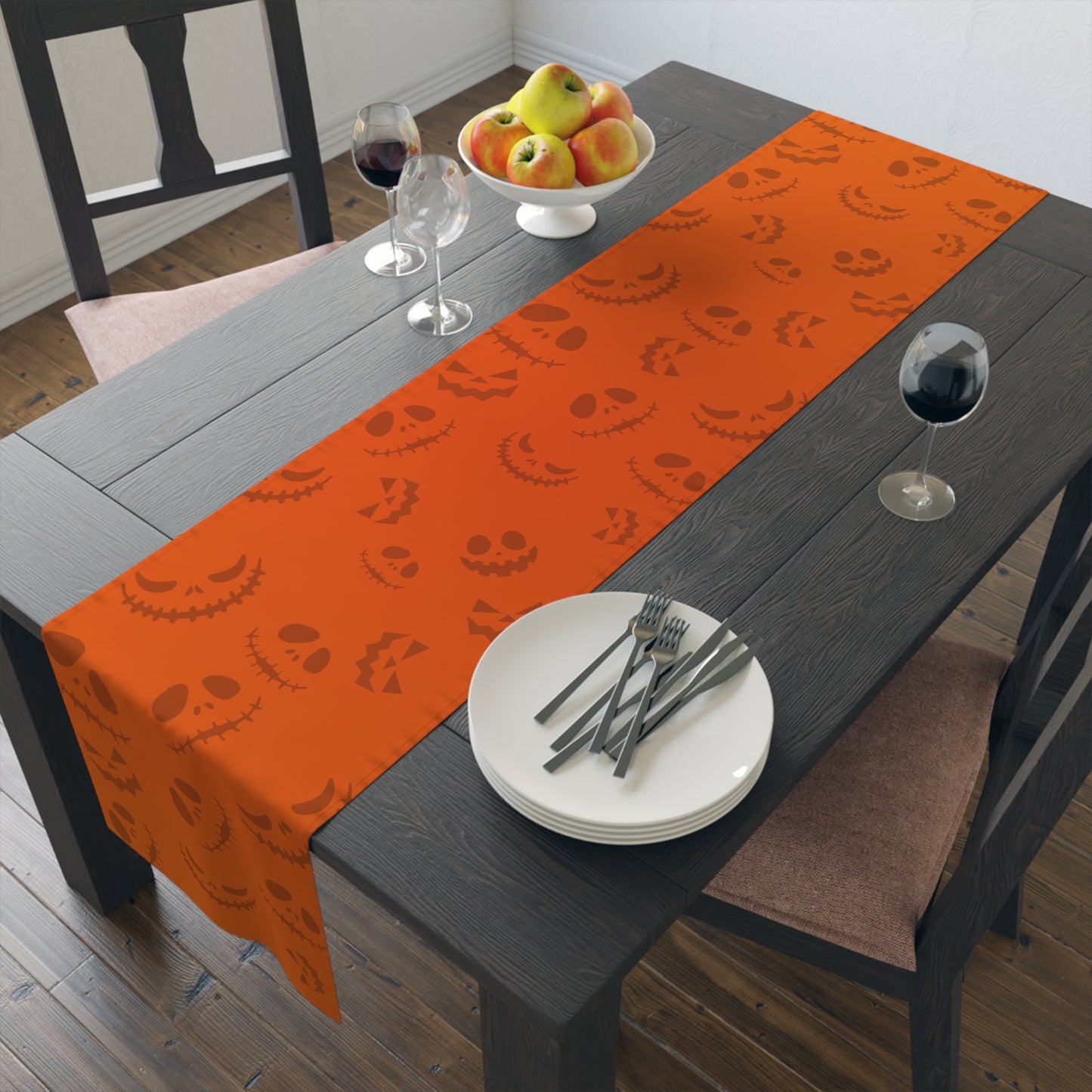 Pumpkin Party Table Runner (Cotton, Poly)