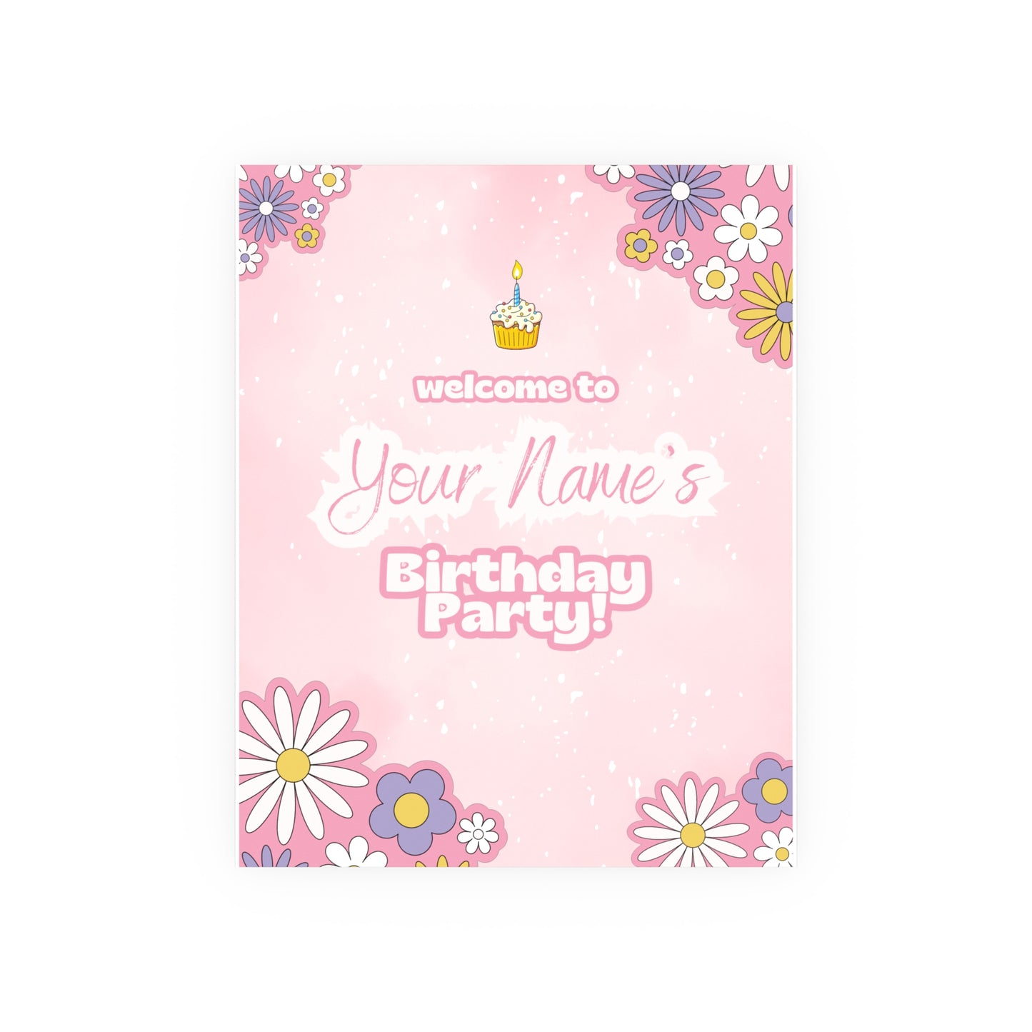 Blossom Birthday Matte Posters