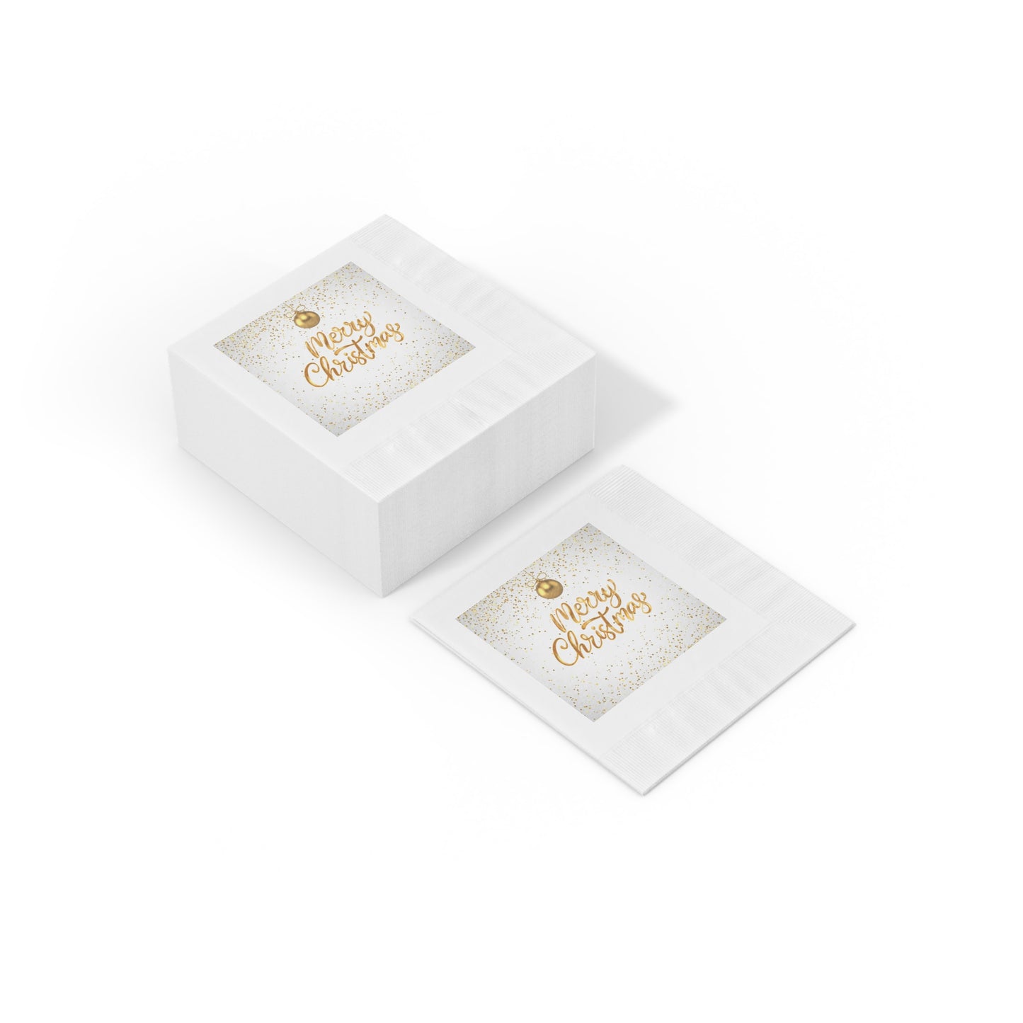 Golden Christmas Napkins