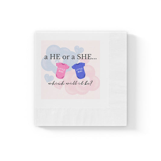 The Big Reveal Napkins