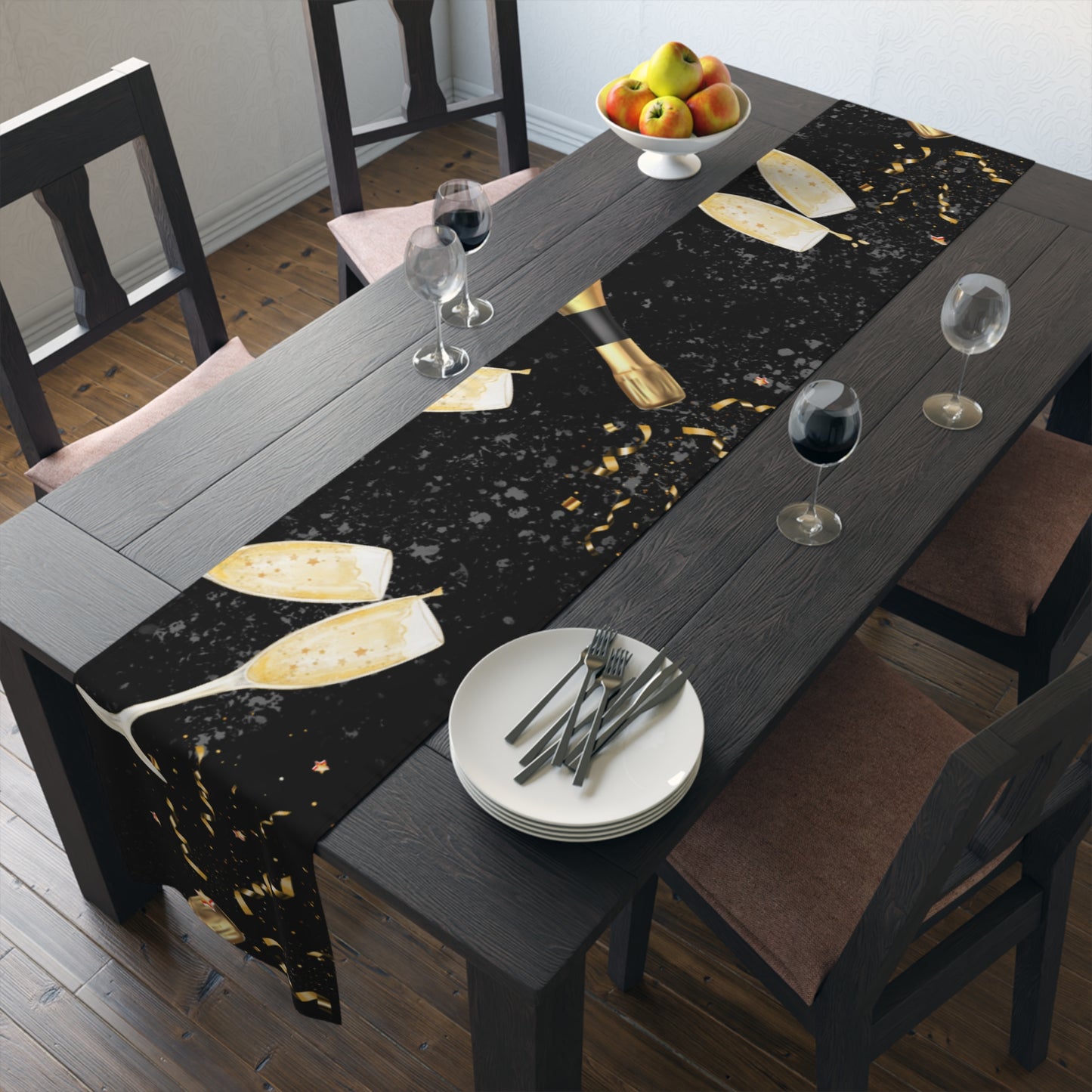 Midnight Sparkle Table Runner (Cotton, Poly)