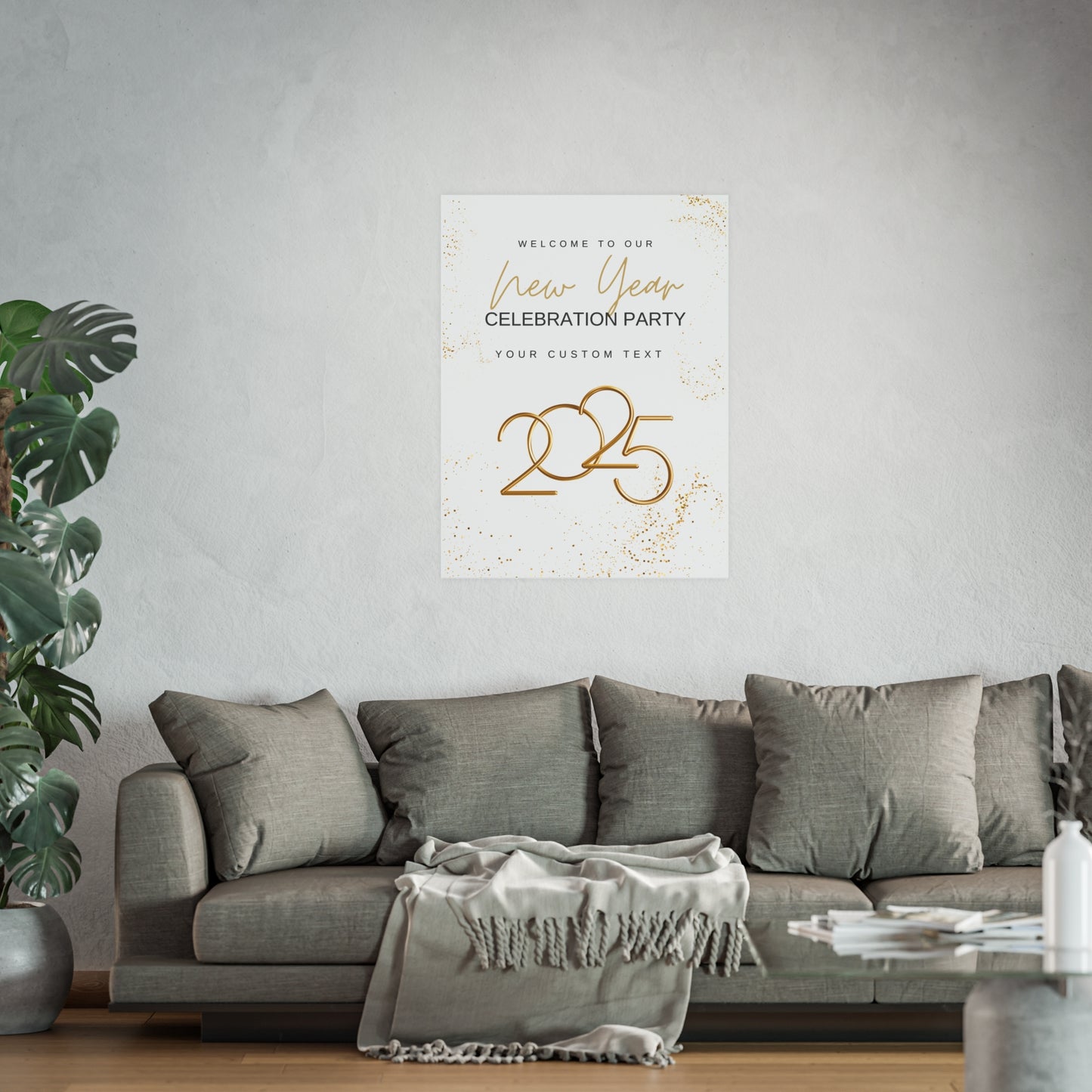 Golden New Beginnings Matte Posters