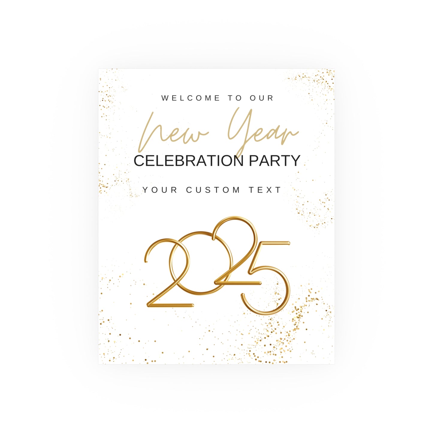 Golden New Beginnings Matte Posters