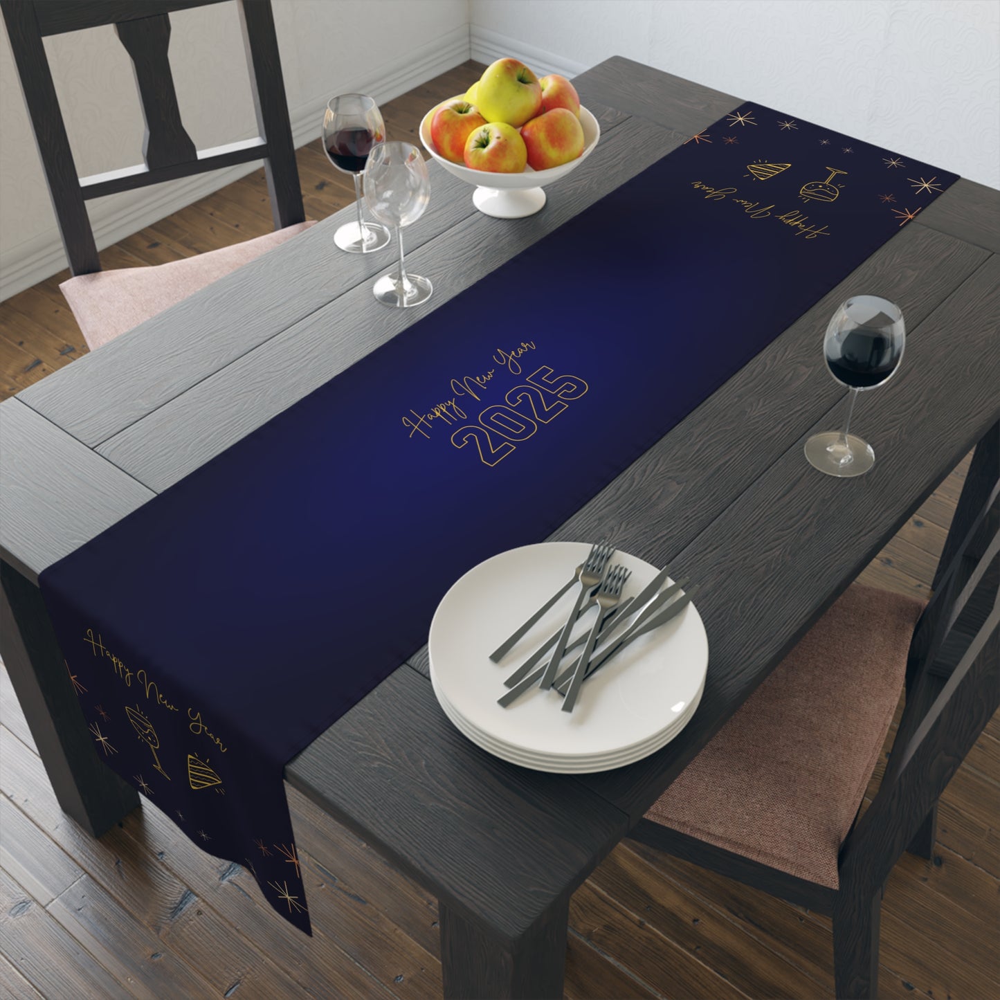 Starlit Celebration Table Runner (Cotton, Poly)