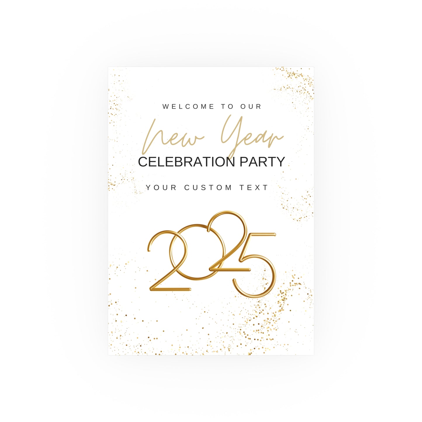 Golden New Beginnings Matte Posters
