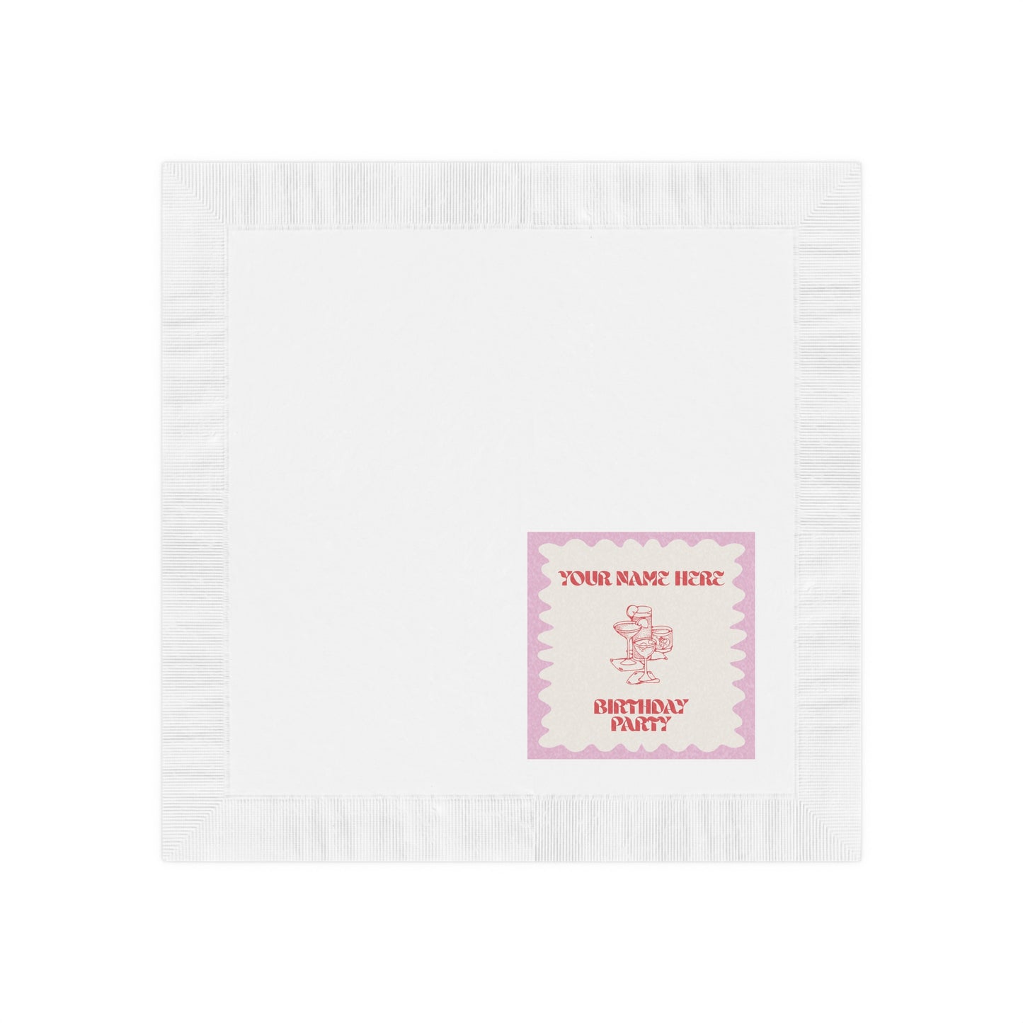 Retro Cocktail Napkins