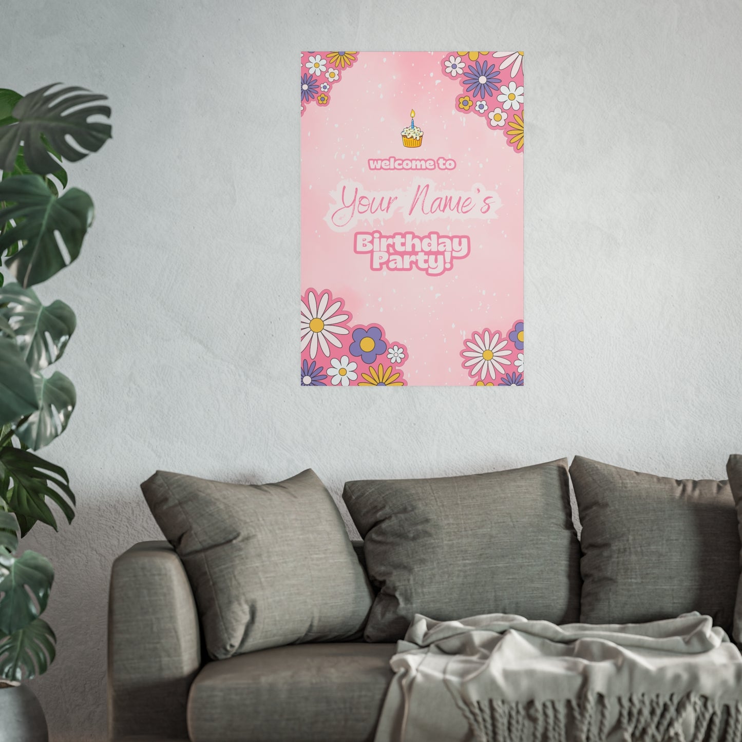 Blossom Birthday Matte Posters