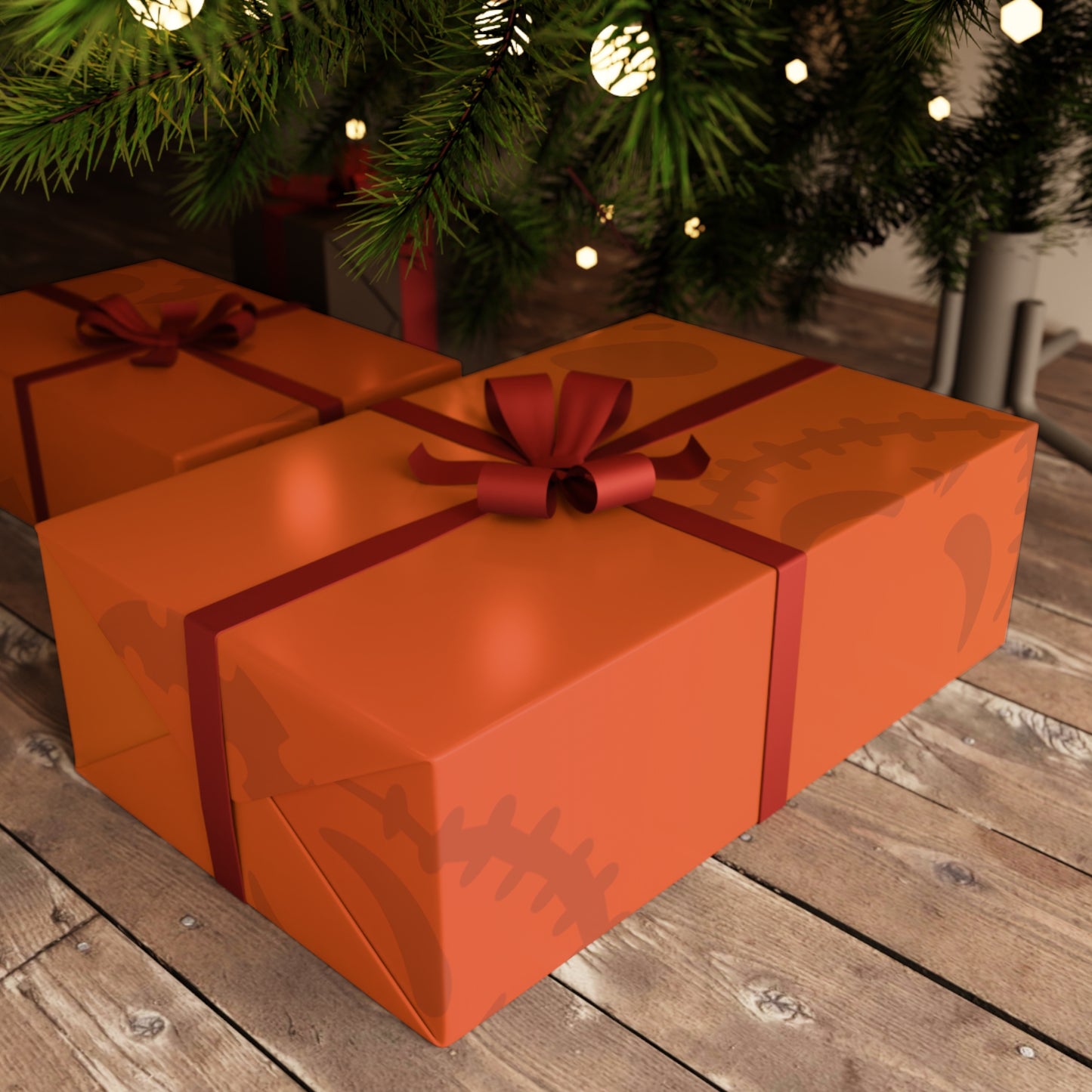 Pumpkin Party Gift Wrapping Paper Sheets, 1pc