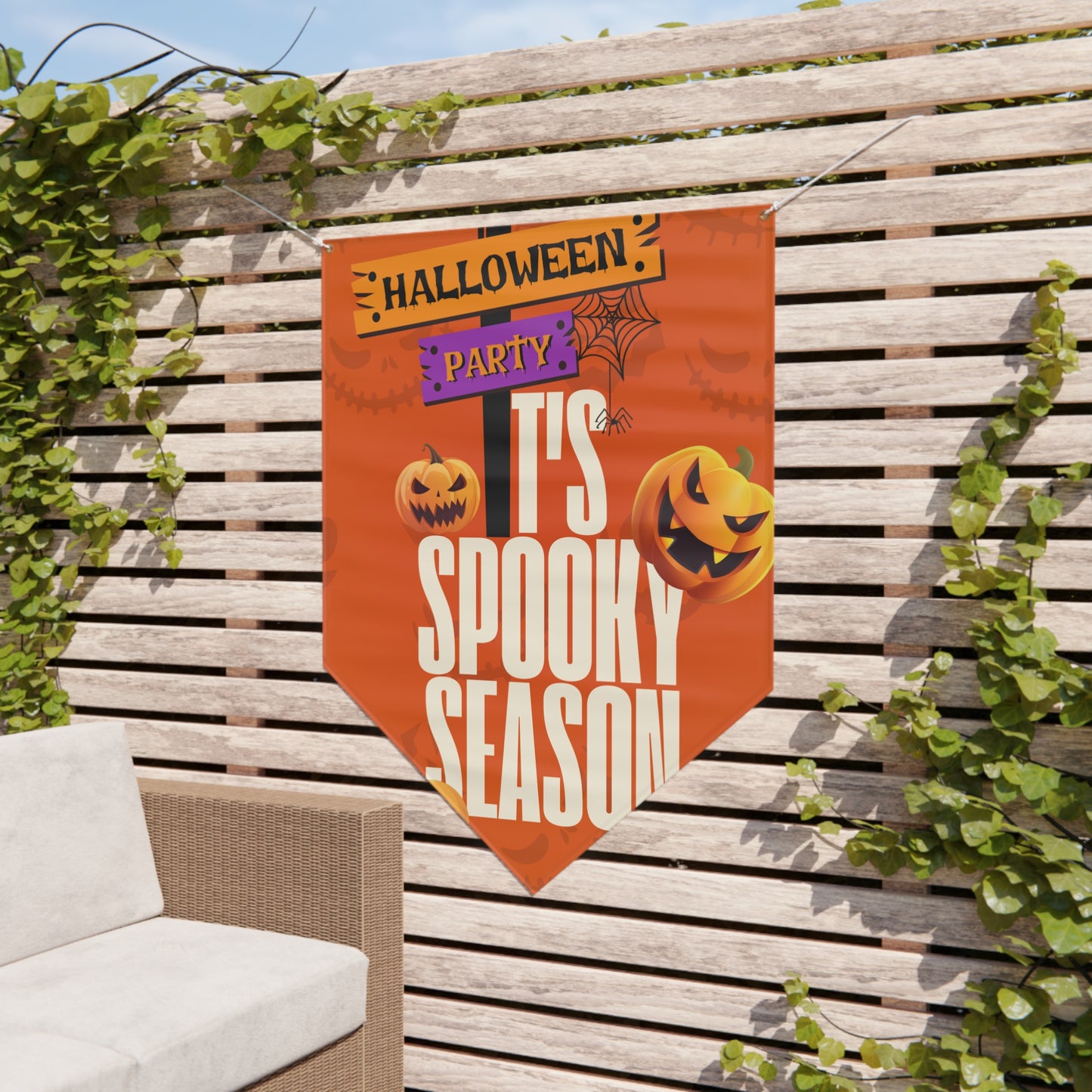 Pumpkin Party Pennant Banner