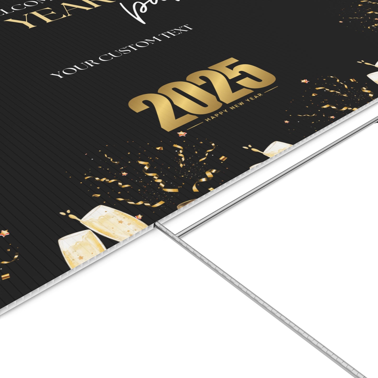 Midnight Sparkle Lawn Sign