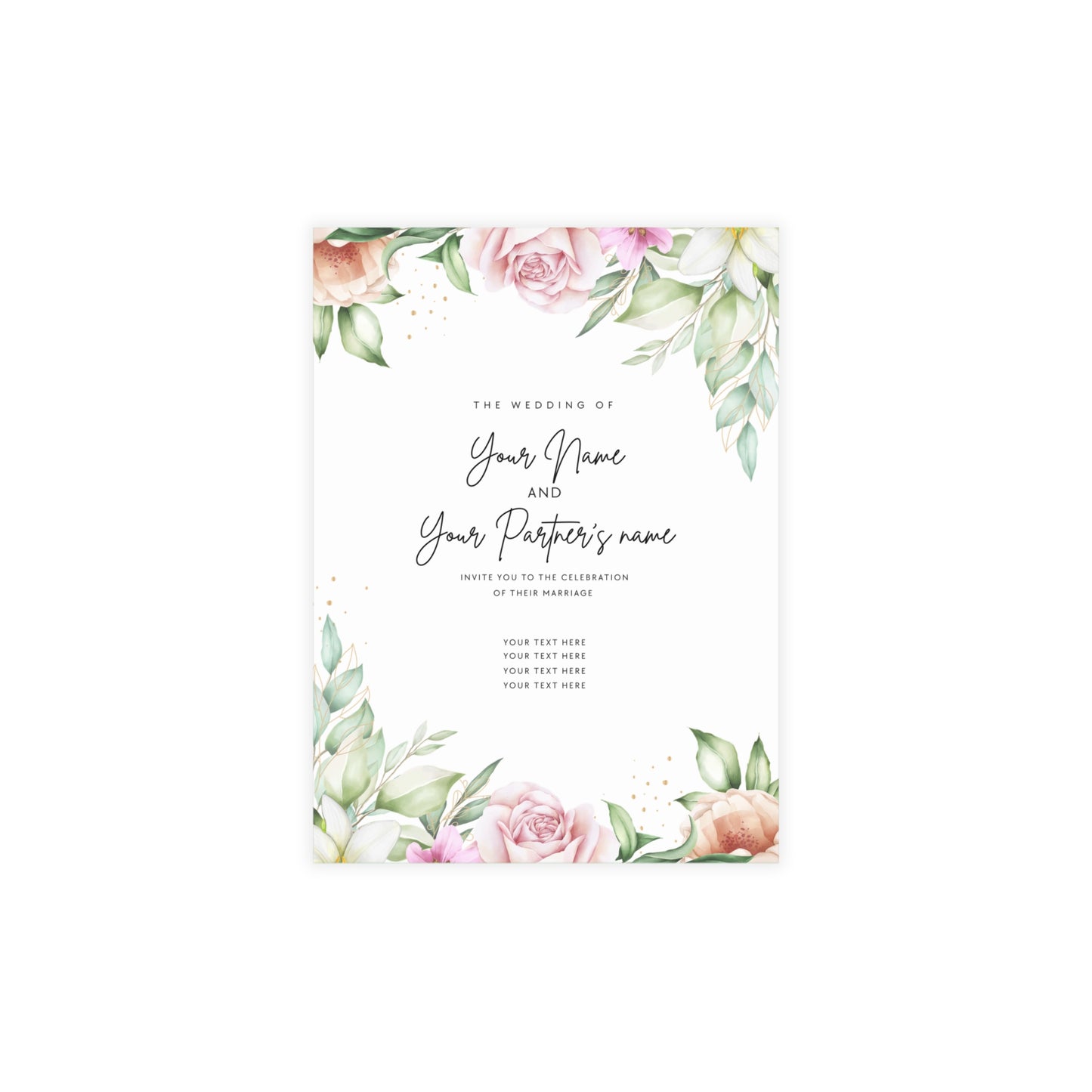 Floral Romance Postcard Bundles