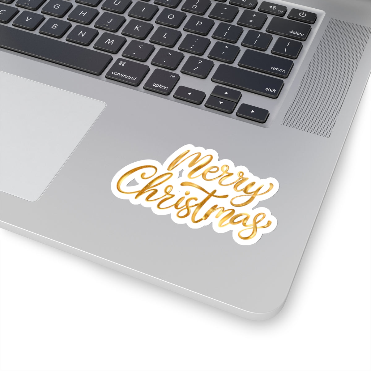 Golden Christmas Stickers