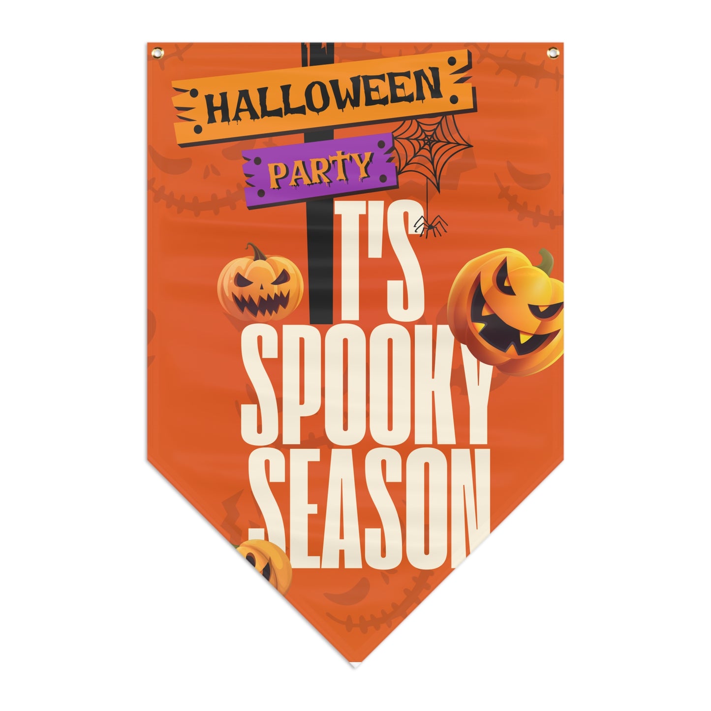 Pumpkin Party Pennant Banner